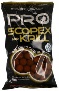 Boilies Starbaits Probiotic Scopex & Krill 1kg