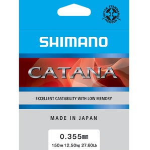 Shimano silón Catana 150m 0.355mm 12.5kg Grey