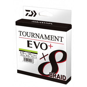 Daiwa Tournament x8 Braid Evo+ chartreuse 135m