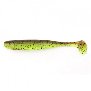 Keitech Easy Shiner 401T Green Pumpkin Chartreuse